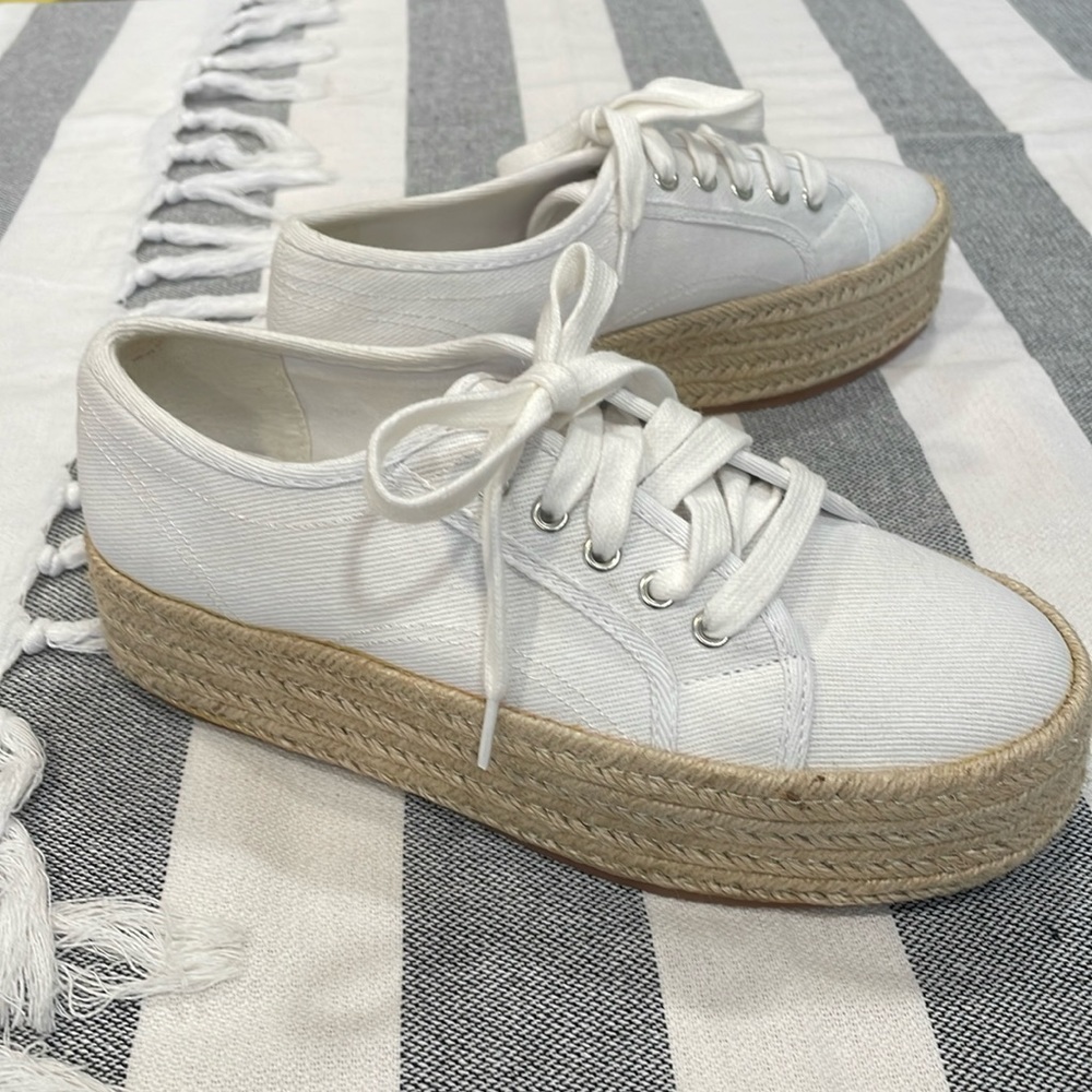 Wild Pair Sofeya Espadrille Platform Sneakers, Size 6.5, NWOT